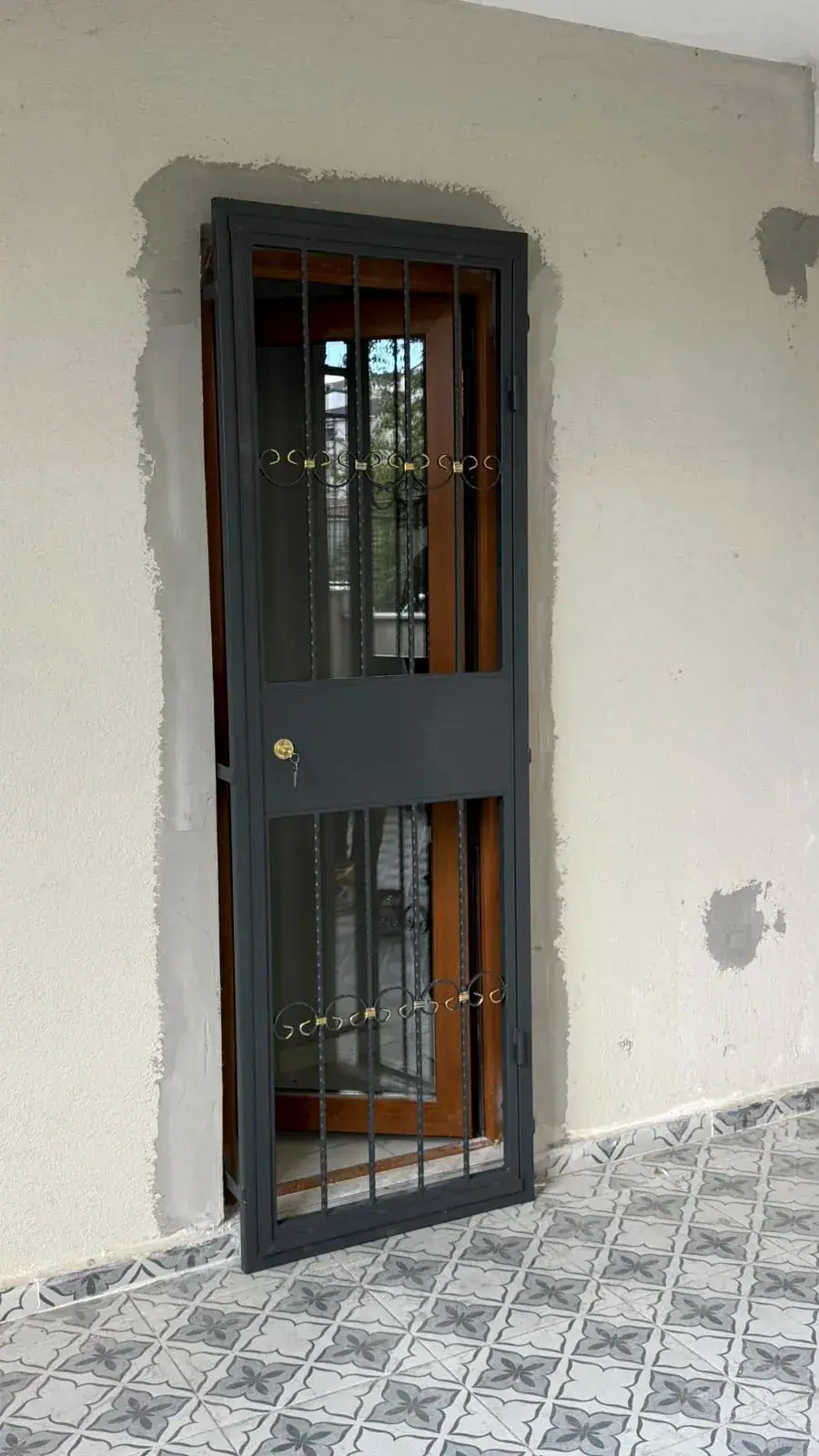 Bina giriş kapısı — Saray Metal uygulaması, bina giriş kapıları 7